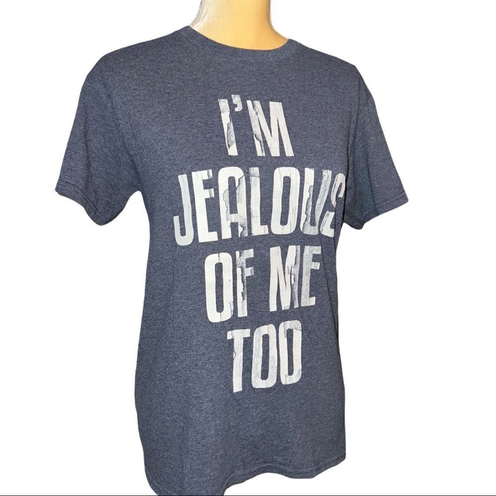 Nwot cute sayings blue T-shirt